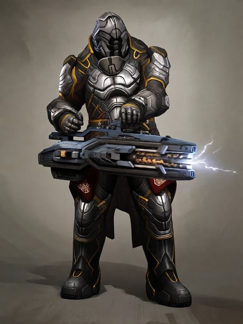 Futuristic Warrior  by Aderek514 on Tensor.Art