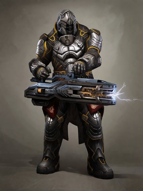 Futuristic Warrior  by Aderek514 on Tensor.Art