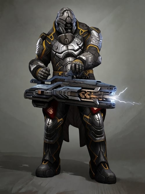 Futuristic Warrior  by Aderek514 on Tensor.Art