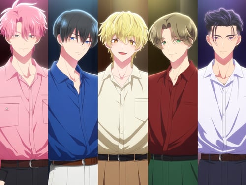 Anime males by SilverKoray on Tensor.Art
