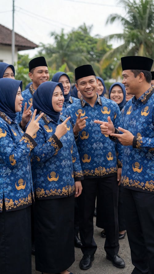 Batik Korpri by Carl Mars on Tensor.Art