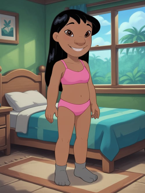 Lilo in pink underwear by Pogiboy011393 on Tensor.Art