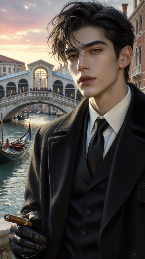 Realistic man | Niji by Aily on Tensor.Art