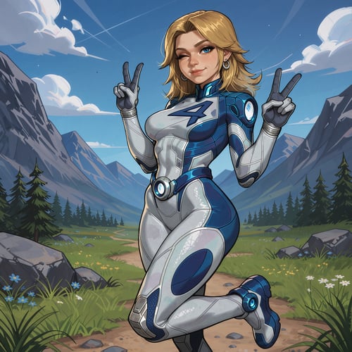 Vv.LXVIII - Marvel Rivals - Sue Storm [Character] by ValienteVanguard68 on Tensor.Art