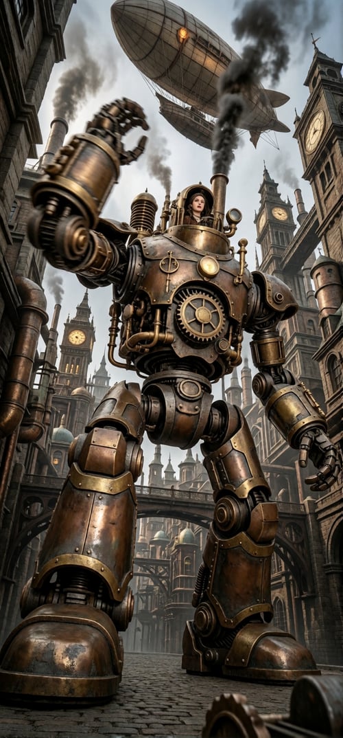 KREA 2/FLUX/Z-IMAGE: Steampunk Sovereign XL by hekyo on Tensor.Art