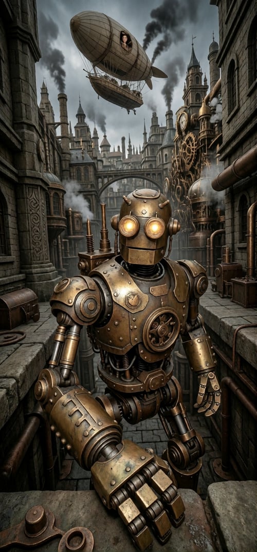 KREA 2/FLUX/Z-IMAGE: Steampunk Sovereign XL by hekyo on Tensor.Art