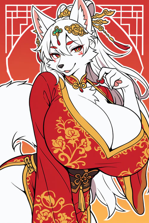 Flame-F-Artist Style-Illustrious by WhiteCaliberFox on Tensor.Art