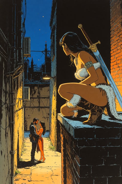 Retro vintage comics style Krea 2 by Invisidude on Tensor.Art