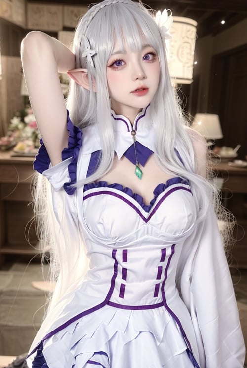 爱蜜莉雅(Re:Zero)真实模型 by jappww on Tensor.Art