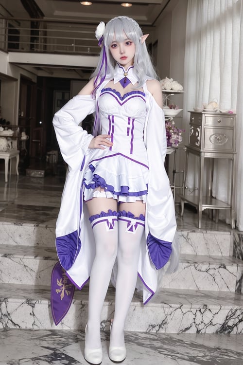 爱蜜莉雅(Re:Zero)真实模型 by jappww on Tensor.Art