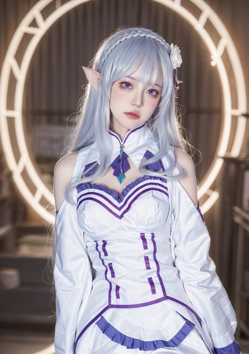 爱蜜莉雅(Re:Zero)真实模型 by jappww on Tensor.Art