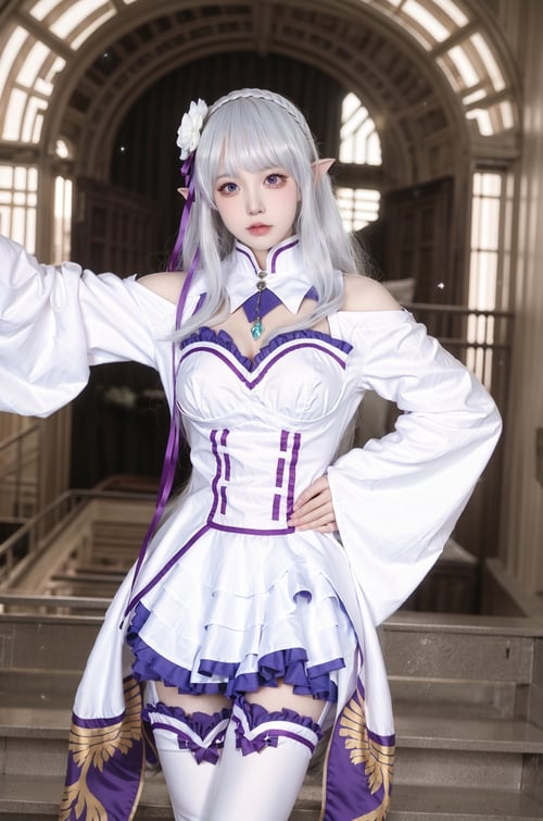 爱蜜莉雅(Re:Zero)真实模型 by jappww on Tensor.Art