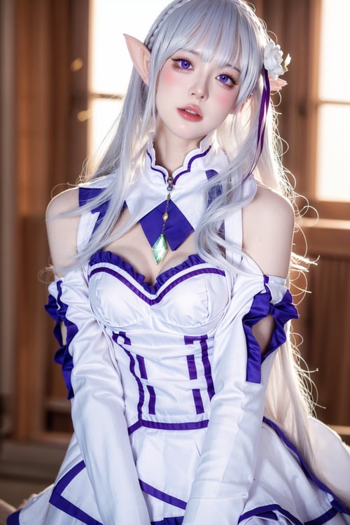 爱蜜莉雅(Re:Zero)真实模型 by jappww on Tensor.Art