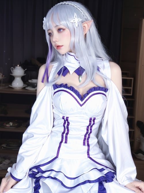 爱蜜莉雅(Re:Zero)真实模型 by jappww on Tensor.Art