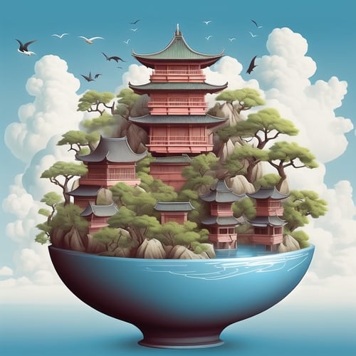 尘歌盆 Potted World by Anson_Au on Tensor.Art