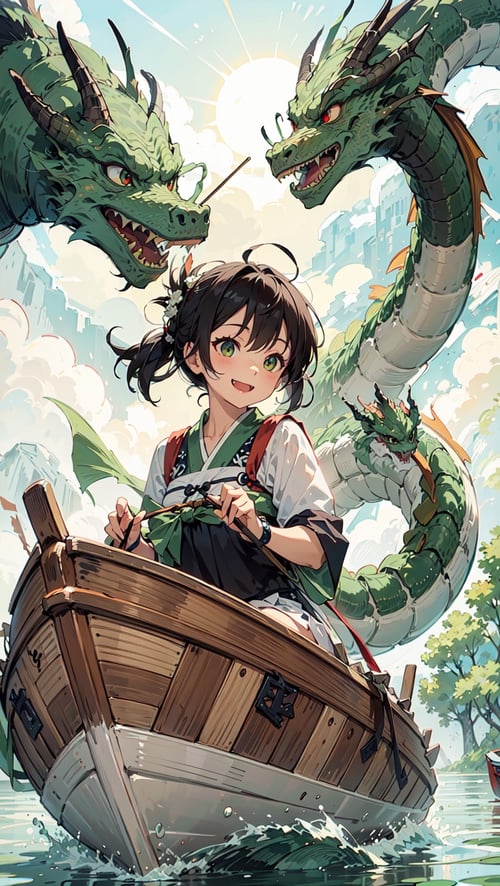 端午节|一起来划龙舟呀 by 陈墨SHMILY on Tensor.Art