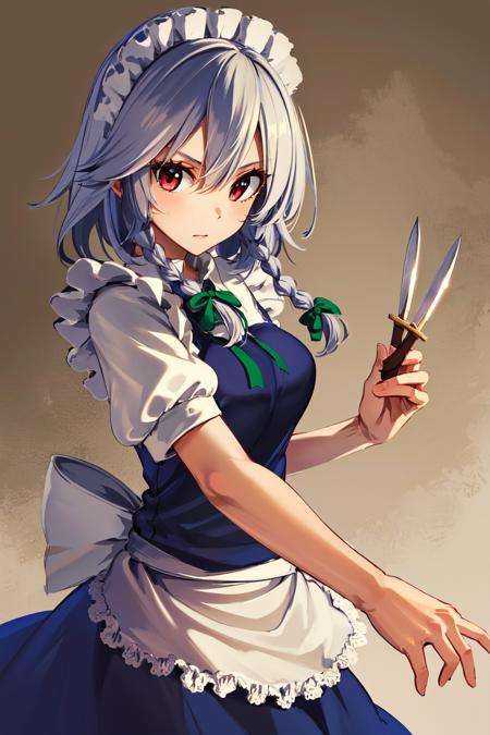 Izayoi Sakuya 十六夜咲夜 / Touhou Project by h_madoka on Tensor.Art