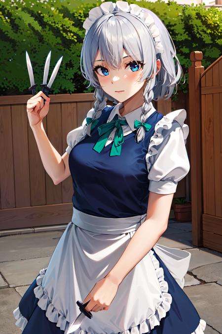 Izayoi Sakuya 十六夜咲夜 / Touhou Project by h_madoka on Tensor.Art