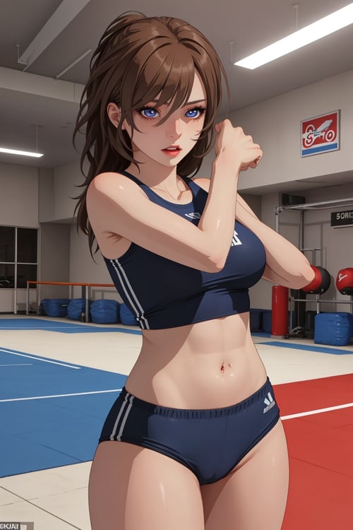 室内-武馆Lora by Huzi是短发控 on Tensor.Art