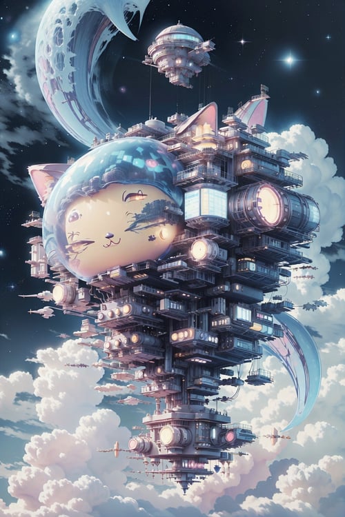 巨大透明飞船 by Neo on Tensor.Art
