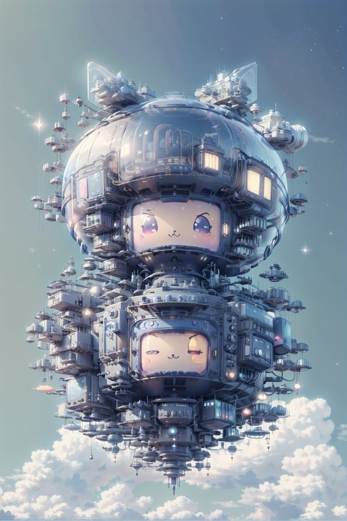 巨大透明飞船 by Neo on Tensor.Art