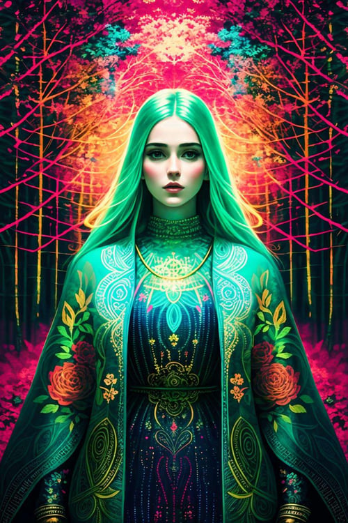 Blacklight Forest by BRASILEIRO ALIEN on Tensor.Art