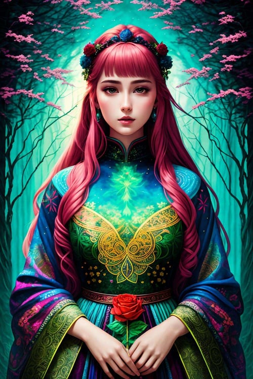Blacklight Forest by BRASILEIRO ALIEN on Tensor.Art
