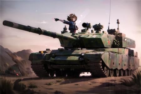 ZTZ-99A tank by White_Snow on Tensor.Art