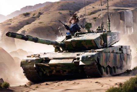 ZTZ-99A tank by White_Snow on Tensor.Art