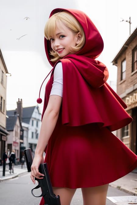 Baby Bonnie Hood (Vampire) 布丽塔 小红帽（恶魔战士） by KK_official on Tensor.Art
