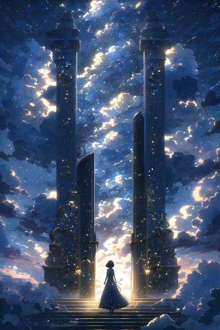[SD XL0.9 LoHa] Pearly gates/ 天国への扉 Concept by L_A_X on Tensor.Art