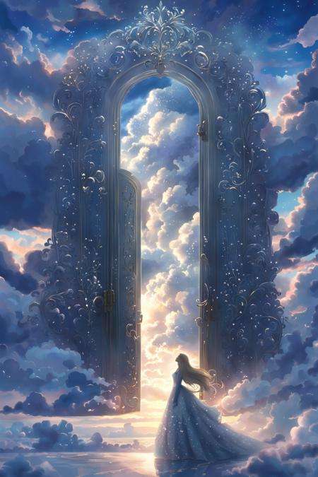 [SD XL0.9 LoHa] Pearly gates/ 天国への扉 Concept by L_A_X on Tensor.Art