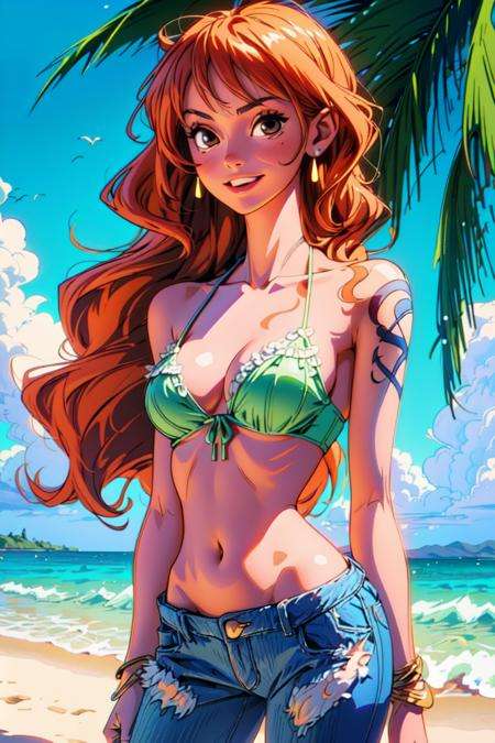 Nami (ナミ) One Piece Character LoRA (Post-timeskip) by AI CREATOR on Tensor.Art