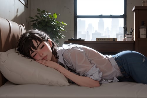 pose Lying on person by simlol on Tensor.Art