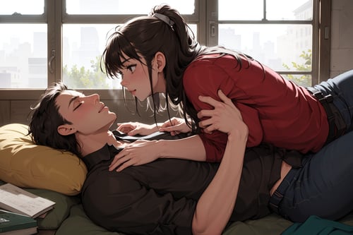 pose Lying on person by simlol on Tensor.Art