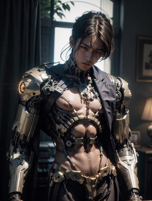 未来机甲肌肉混合男性 by user_617303739530896475 on Tensor.Art