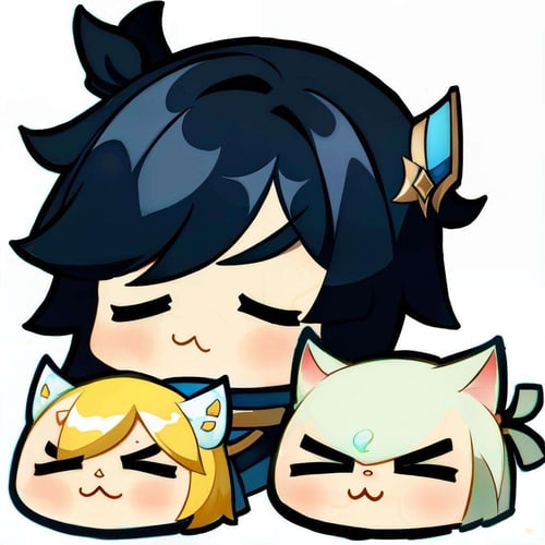Chibi Character | Genshin Impact Chibi Emote style by Goofy Ai on Tensor.Art