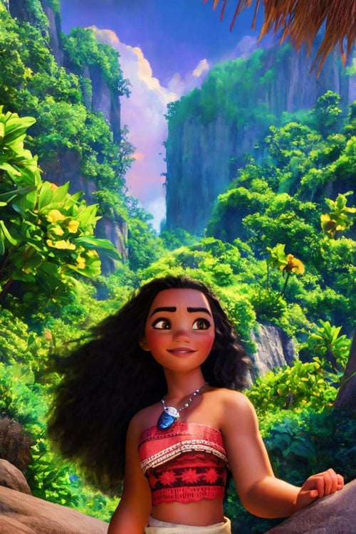 Moana - Character LORA by Konan on Tensor.Art