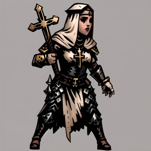 Darkest Dungeon style - LORA by Konan on Tensor.Art