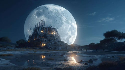 XSarchitectural-12NightMoonsci-fi by 夏尚XSarchitectural on Tensor.Art
