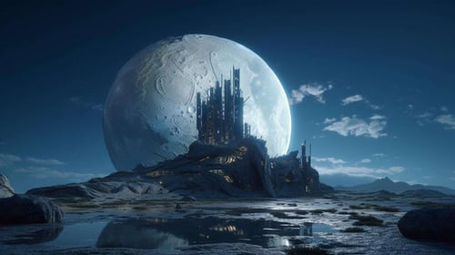 XSarchitectural-12NightMoonsci-fi by 夏尚XSarchitectural on Tensor.Art