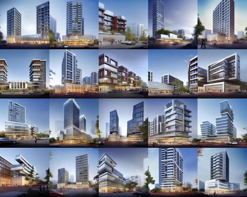 XSarchitecturalV1Commercialbuildingrendering by 夏尚XSarchitectural on Tensor.Art