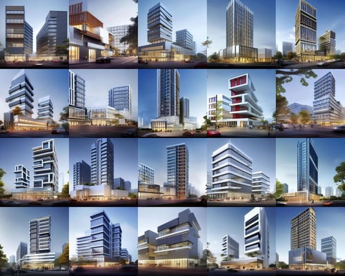 XSarchitecturalV1Commercialbuildingrendering by 夏尚XSarchitectural on Tensor.Art
