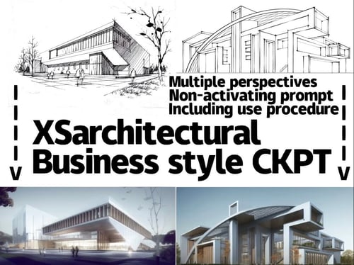 XSarchitecturalV1Commercialbuildingrendering by 夏尚XSarchitectural on Tensor.Art