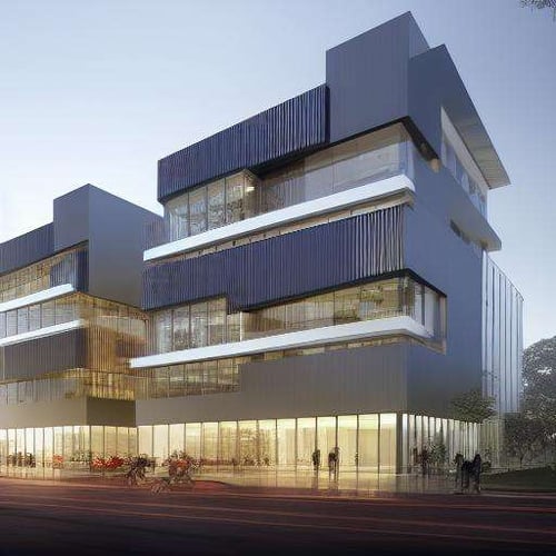 XSarchitecturalV1Commercialbuildingrendering by 夏尚XSarchitectural on Tensor.Art