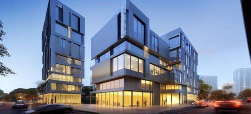 XSarchitecturalV1Commercialbuildingrendering by 夏尚XSarchitectural on Tensor.Art