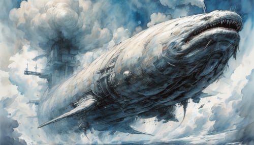 巨大飞空艇 by Neo on Tensor.Art