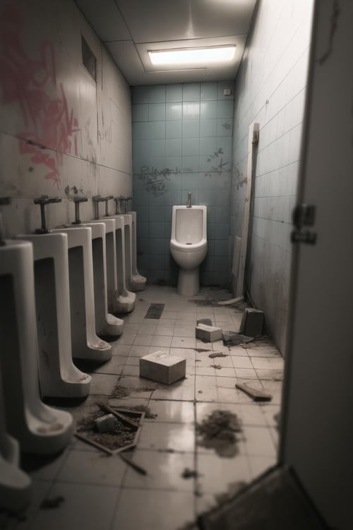 Public restroom by psoft on Tensor.Art