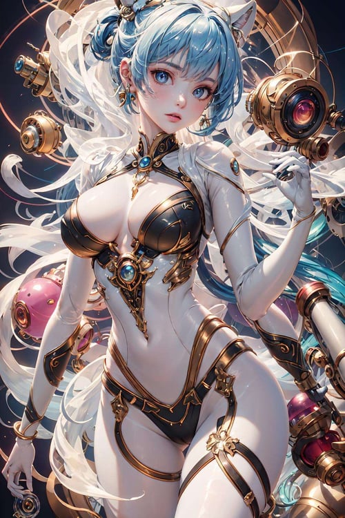 tutu's cyberpunk | 图图的朋克机娘 | パンクスタイルのメカニカルガール by zhaotutu on Tensor.Art