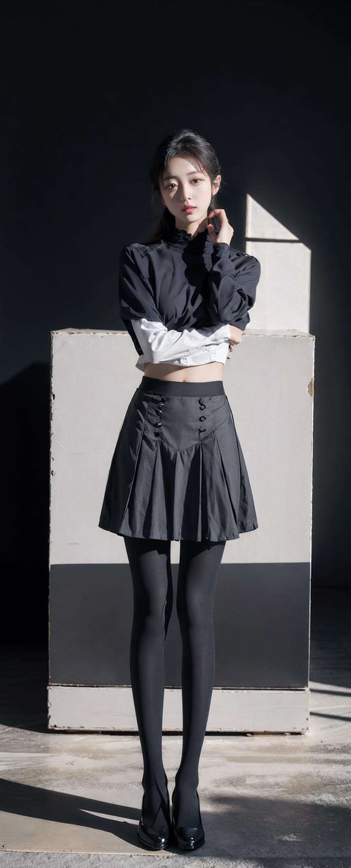 tutu's HiSilk (40D Grey Pantyhose)/图图的嗨丝(40D空姐灰连裤袜)/チュチュのストッキング(40Dスチュワーデスグレーパンスト) by zhaotutu on Tensor.Art
